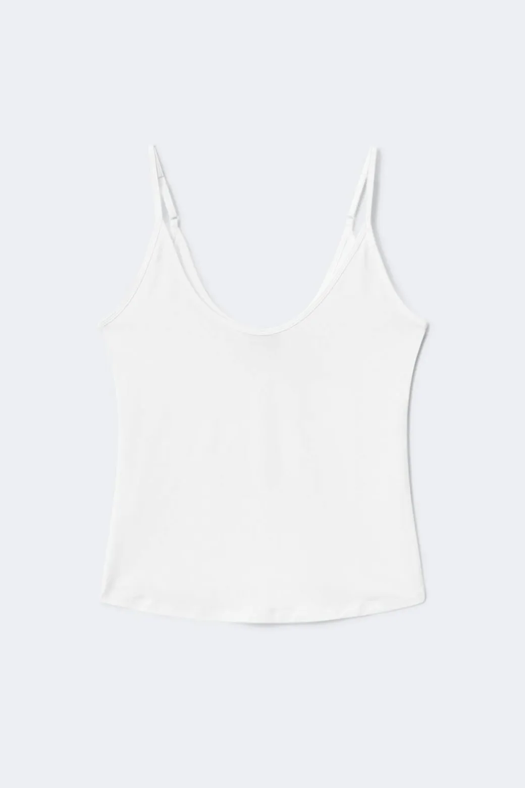 Soft strap yoga singlet