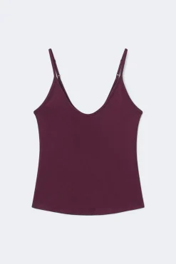 Soft strap yoga singlet