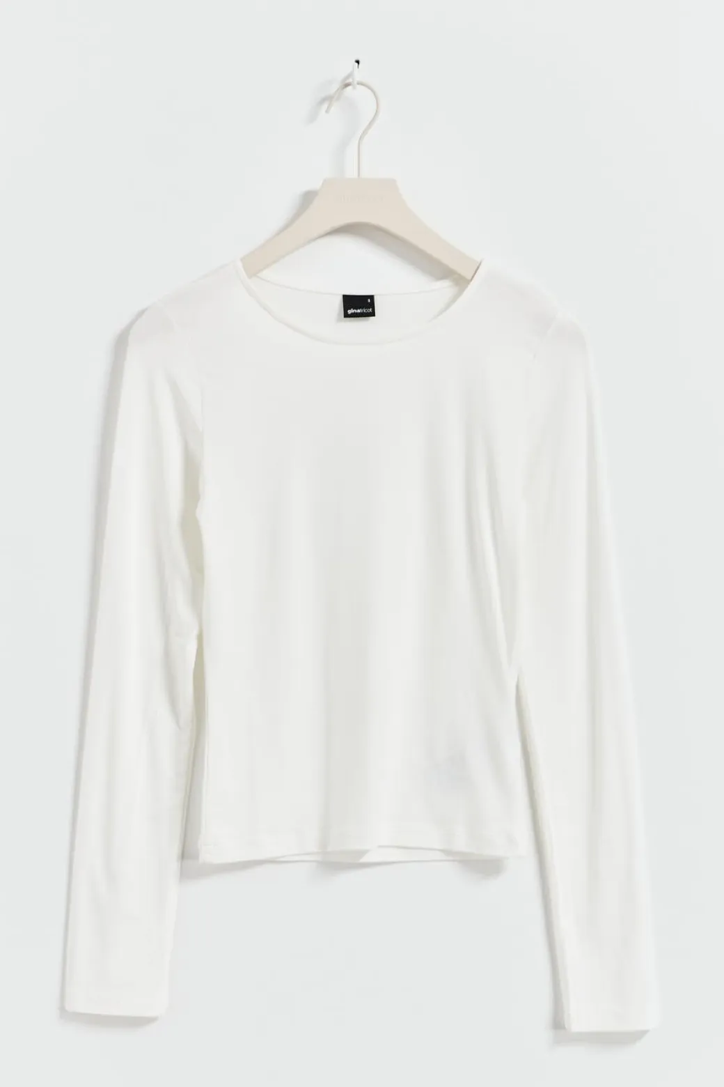 Soft touch crew neck top