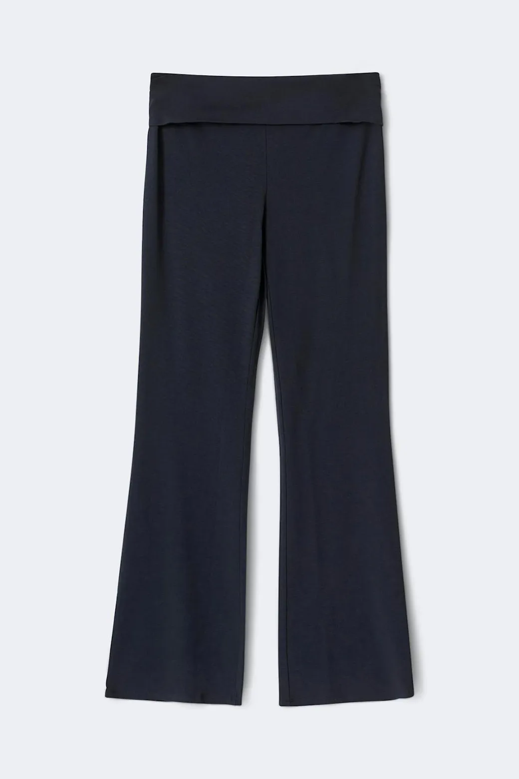 Soft touch folded trouser