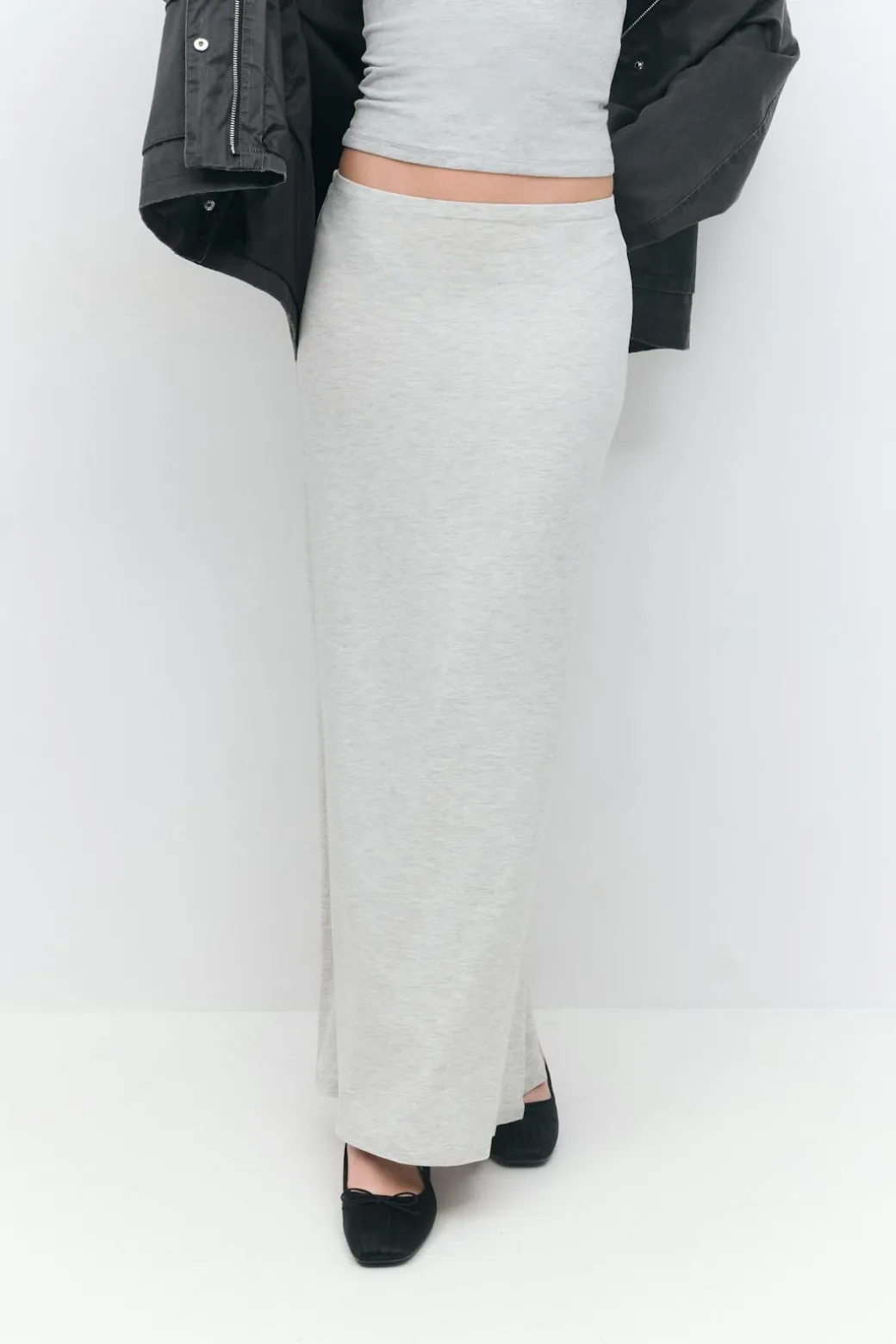 Soft touch maxi skirt