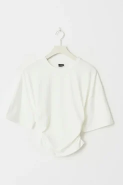 Soft touch ruched tee
