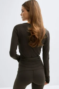 Soft wrap yoga cardigan