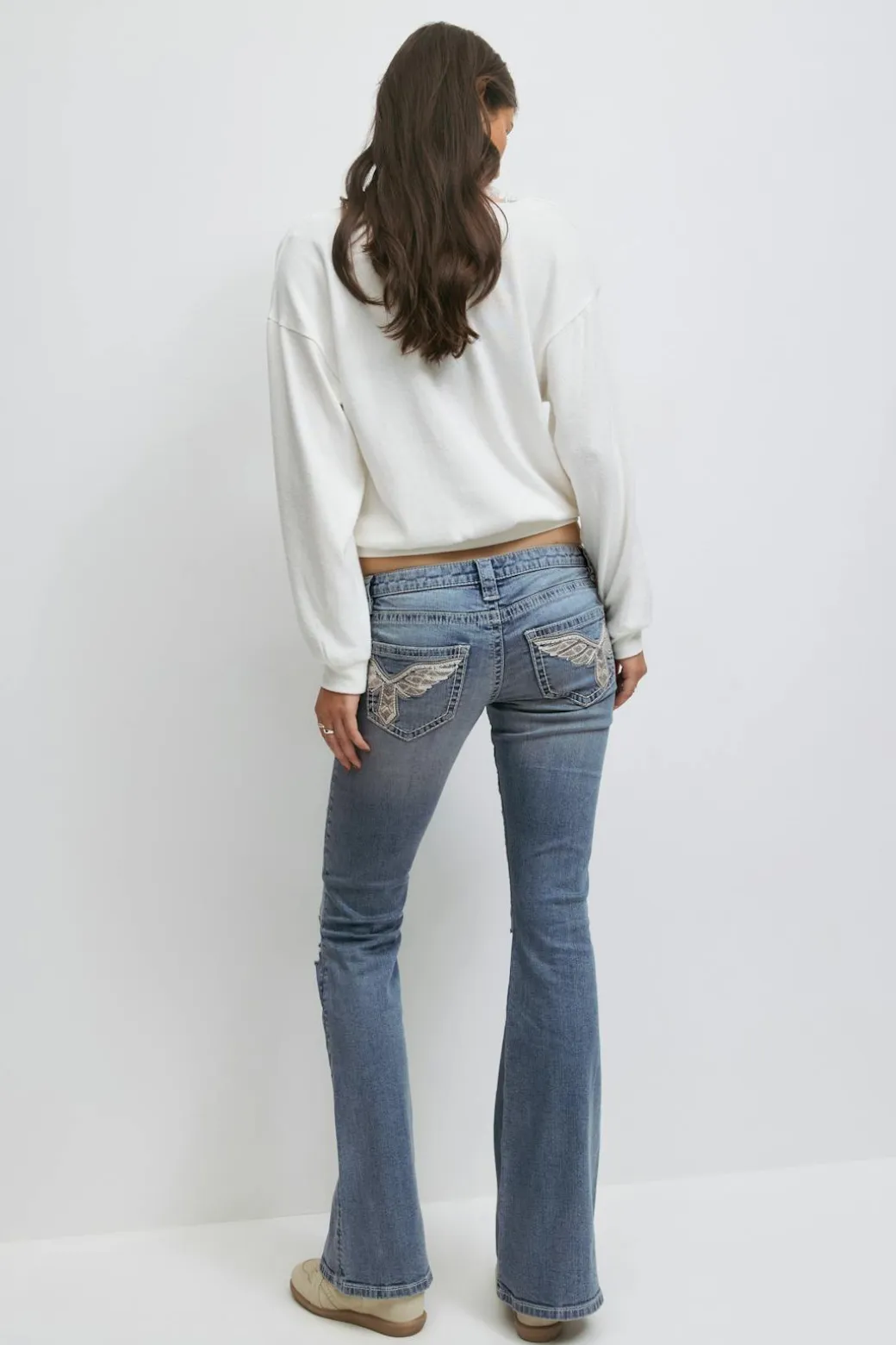 14+ sparkle flare jeans tall