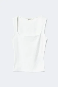 Square neck tank top
