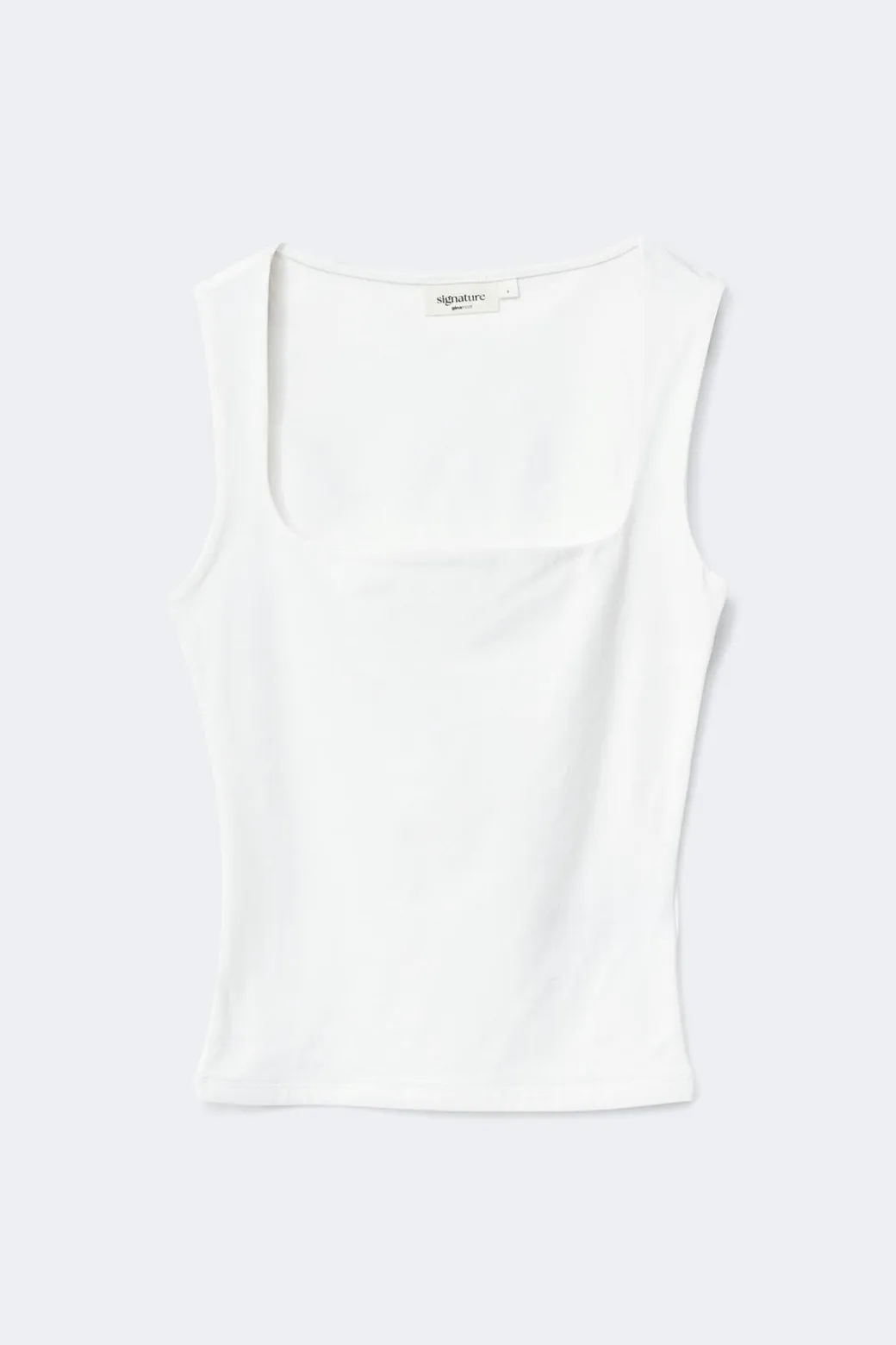Square neck tank top