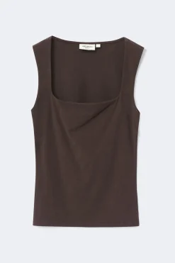 Square neck tank top