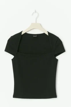 Square neck top
