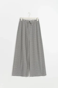 Striped soft trousers