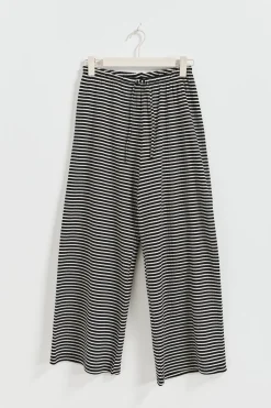 Striped soft trousers