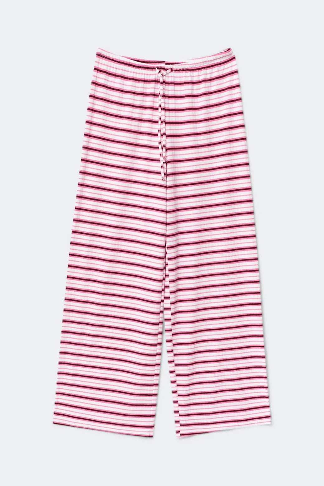 Striped soft trousers