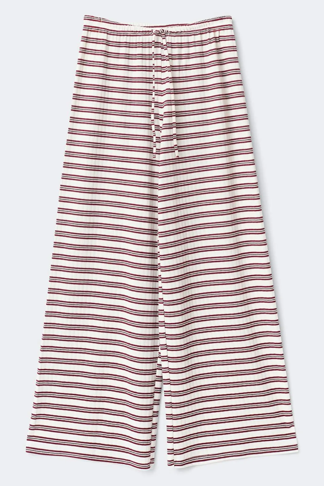 Striped soft trousers