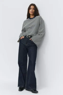 Stripe long sleeve tee