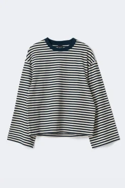 Stripe long sleeve tee