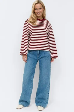 Stripe long sleeve tee