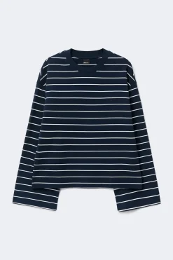 Stripe long sleeve tee