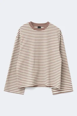 Stripe long sleeve tee