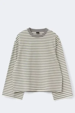 Stripe long sleeve tee