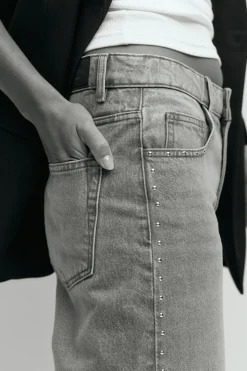 Studded jeans
