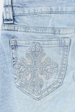 14+ the cross low flare jeans