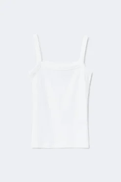 Tight fit rib singlet