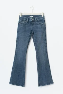 Ultra low bootcut jeans