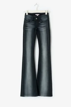 14+ ultra low rhinestone jeans