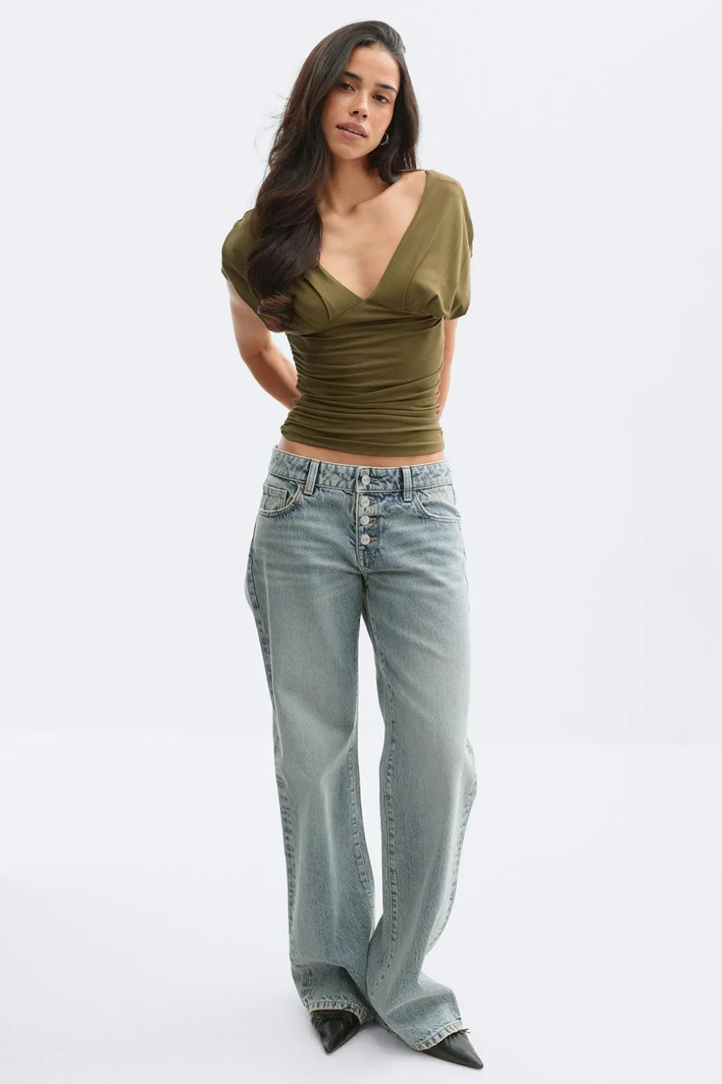 V-neck top