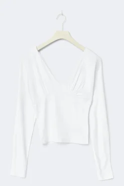 V-neck top