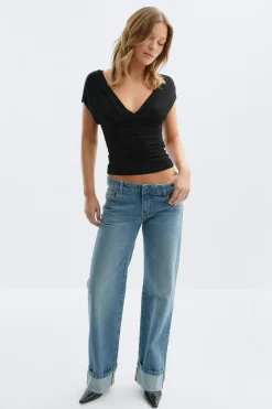 V-neck top