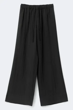 Wide drawstring trousers