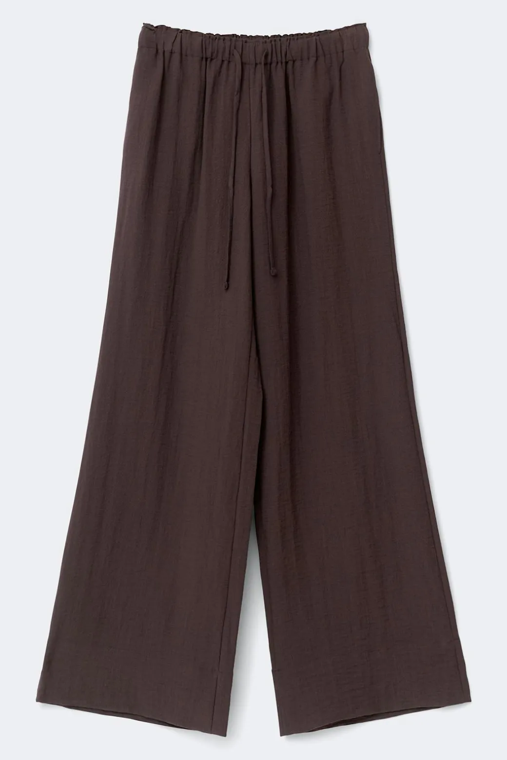 Wide drawstring trousers