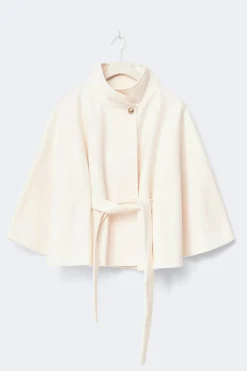Y belted cape
