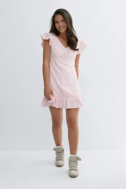 Y broderie anglais dress