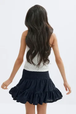 Y broderie anglais skirt