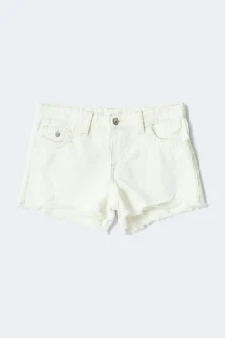 Y chunky denim shorts