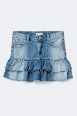 Y denimdoll frill skirt