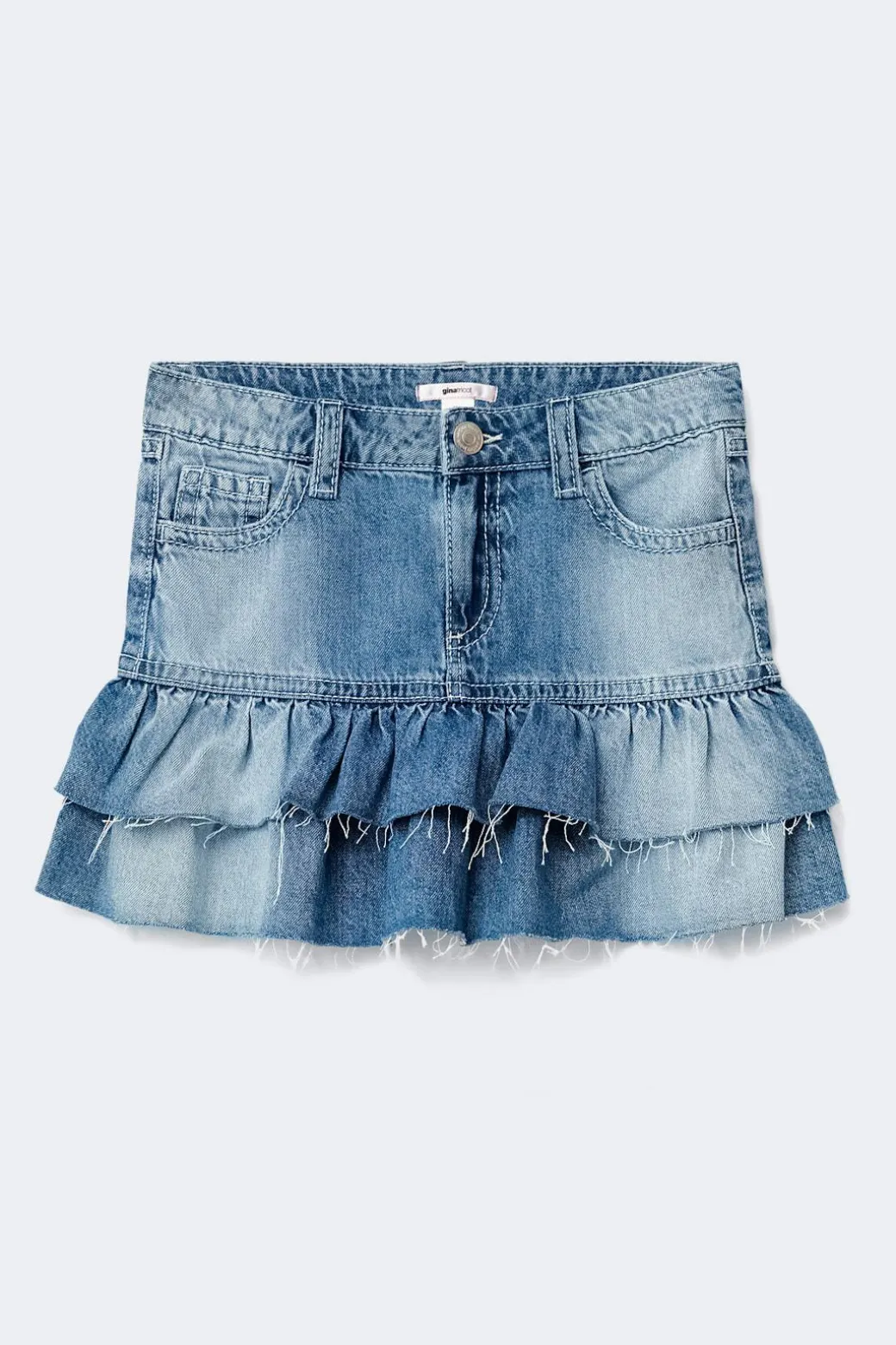 Y denimdoll frill skirt
