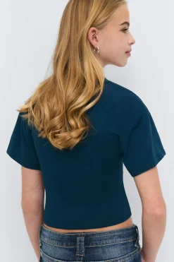 Y fitted tee