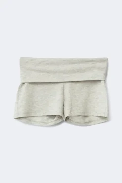Y folded waist shorts