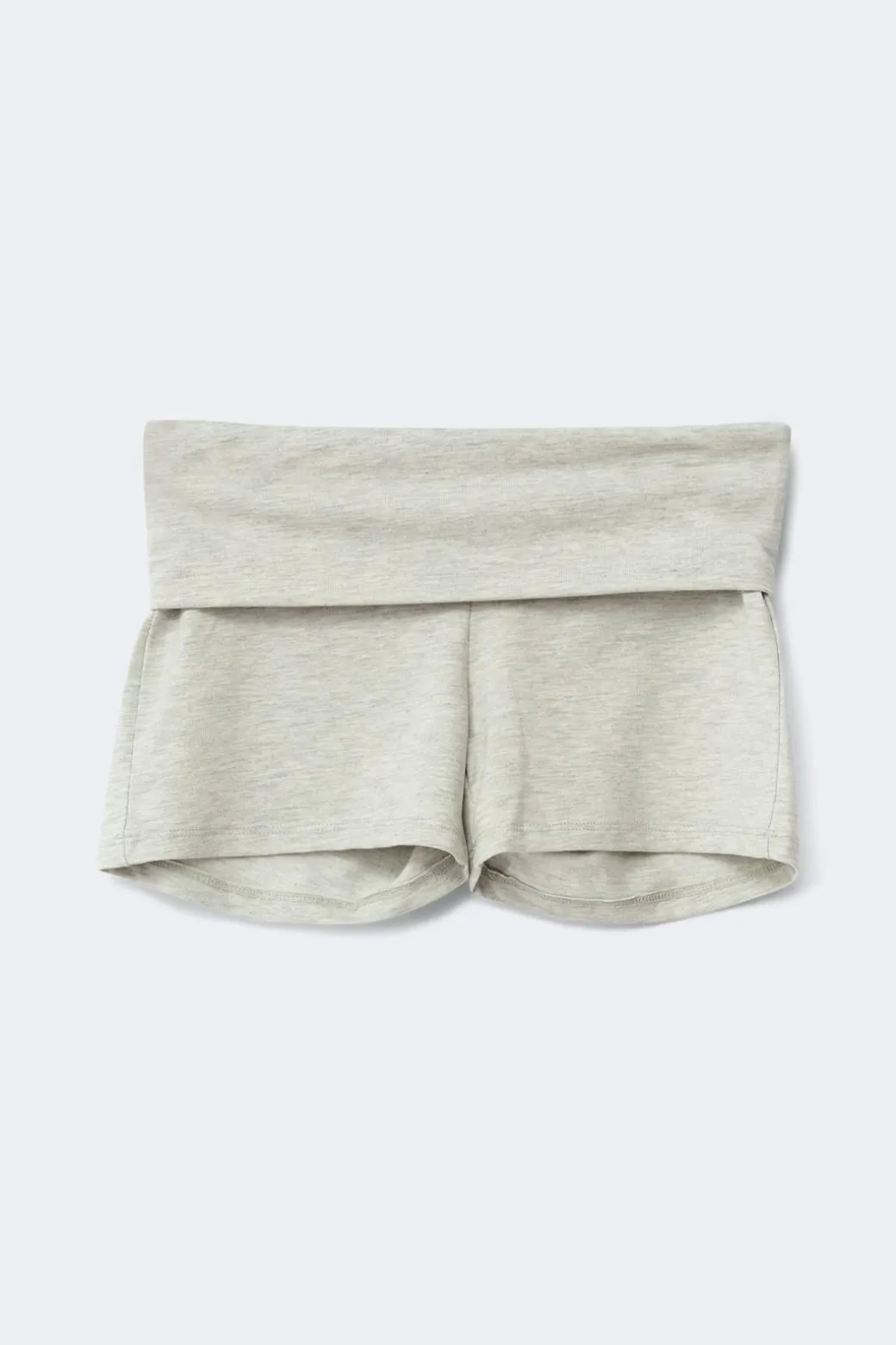 Y folded waist shorts