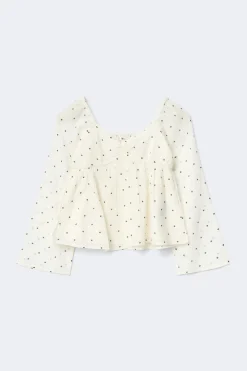 Y heart shape blouse