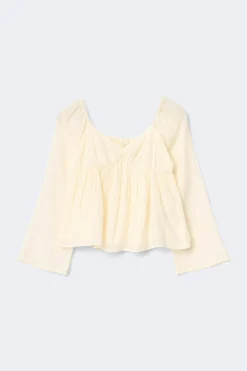 Y heart shape blouse