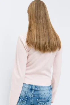 Y 2 in 1 lace rib cardigan