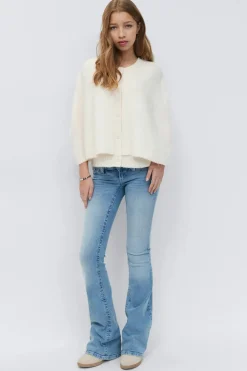 Y knitted cape cardigan