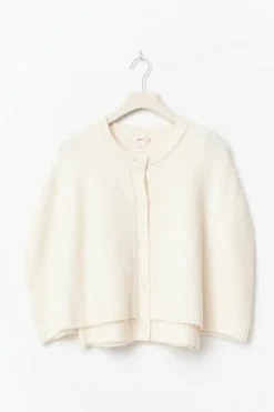 Y knitted cape cardigan
