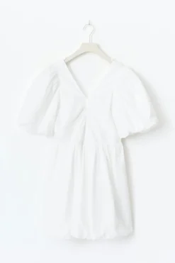 Y puff sleeve dress