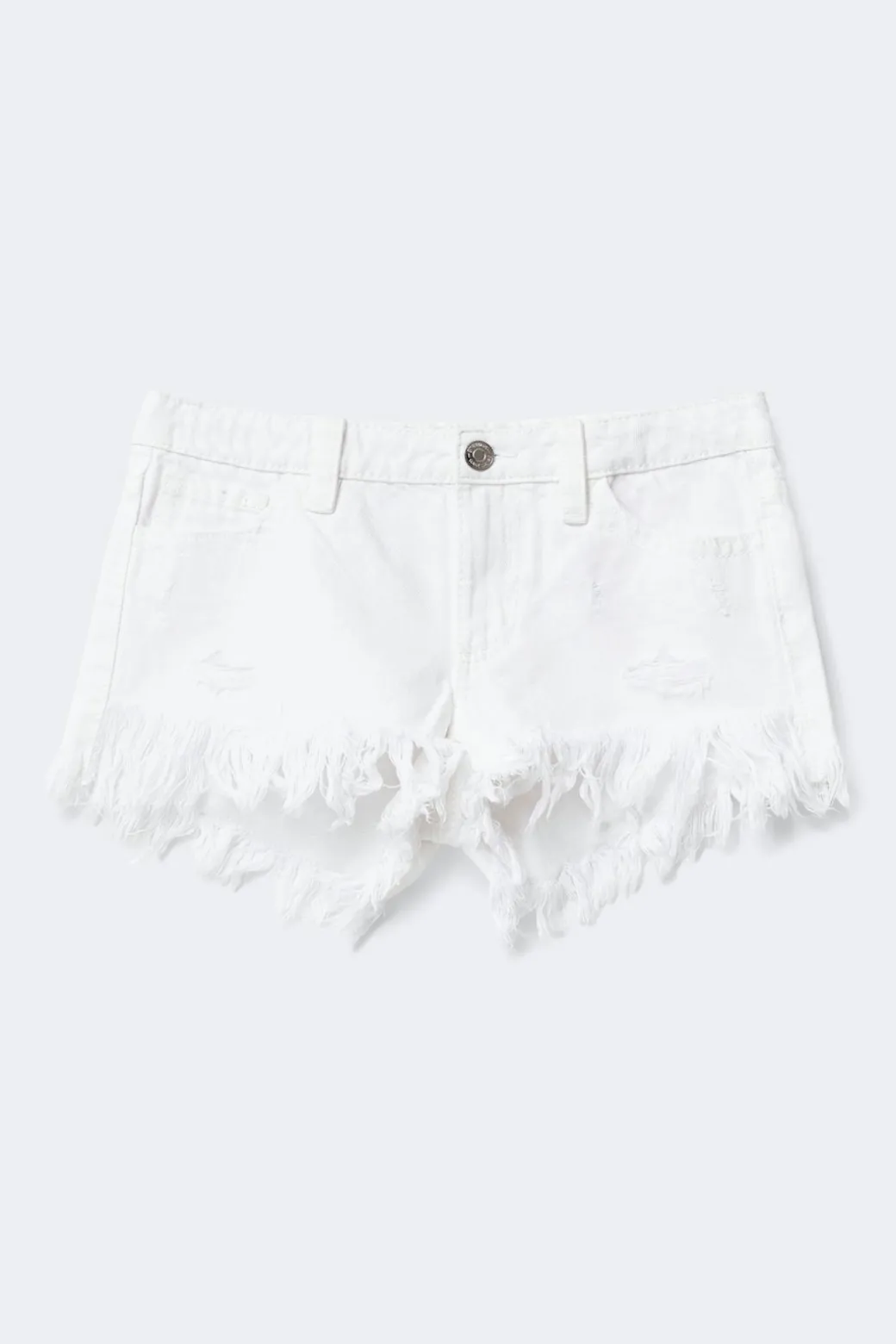 Y ripped g-low denim shorts